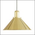 klosz stożek 35cm lampa wisząca do kuchni mosiądz 1xE27 Reflex Stożek Brass
