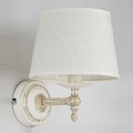 lampa ścienna do sypialni Roksana White Alfa 18530
