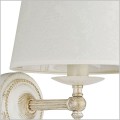 kinkiet shabby 1xE14 z abażurem Alfa Roksana White 18530