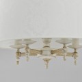 elegancka lampa lampa wisząca do sypialni Alfa Roksana White 18536