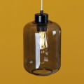 minimalistyczna szklana lampa wisząca do jadalni 15890104  Tarro