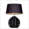 4concepts lampa z czarnego szkła Antibes Black L216222514