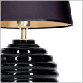 czarna lampa czarno złoty abażur Antibes Black L216222514 4concepts