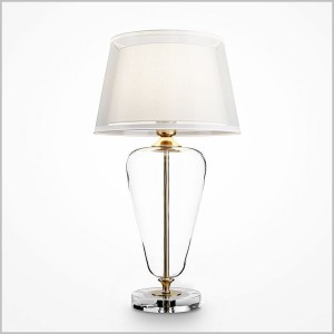 Verre szklana lampa stołowa z podwójnym abażurem Maytoni