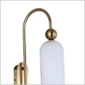 mosiężna lampa na ścianę Piega White Light Prestige LP-939/1W