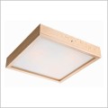 lampa sufitowa buk naturalny szyba matowa Lamkur AGATA