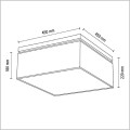 Britop Vertiga45x45x18 cm 4xE27