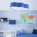 Cloud Bleu 1534 niebieski plafon do pokoju chłopca TK Lighting