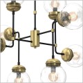 lampa w stylu loftowym z mosiężnymi elementami Luminex Hydro 1889