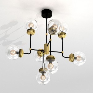 Hydro żyrandol w stylu retro 8 x E14 Luminex