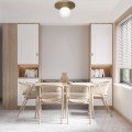 złota lampa sufitowa do kuchni Luminex Taller Gold 3139