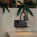 lampa półka z przełącznikiem i gniazdem USB Kaja SET K-4765