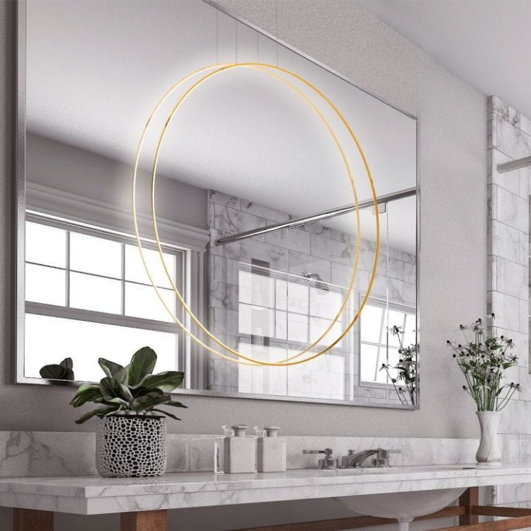 lampa wisząca LED P44 do zawieszenia przy lustrze Light Prestige Mirror Gold LP 999/1P