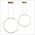 złote lampy LED IP44 do łazienki i toalety Mirror Gold Light Prestige