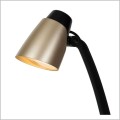 lampa na biurko LED złoty klosz Lucide Ludo 18660/05/02