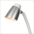lampa dla ucznia biała srebrny klosz Lucide Ludo 18660/05/31
