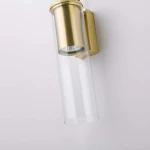 Manacor elegancki szklano złoty kinkiet 1xGU10 Light Prestige