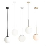 Bosso Mini 20 lampa wisząca biała kula 20 cm Aldex