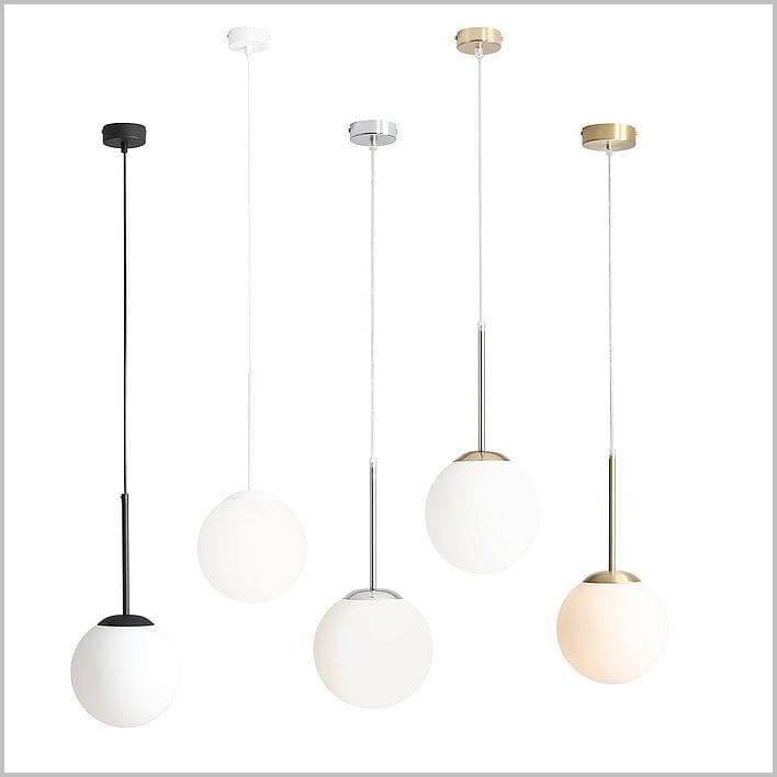 lampy wiszące szklane kule średnica 20 cm Bosso Mini 20 Aldex