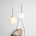 mosiężne lampy wiszące Bosso Mini Brass aranżacja producenta Aldex
