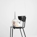 lampy wiszące białe szklane kule Bosso Mini Chrom Aldex