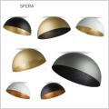 plafony Sfera seria lamp z kompozytu mineralnego Sigma