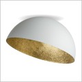 biało złoty plafon do salonu Sfera 35 cm Sigma 32466