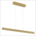 złota lampa wisząca LED nad stół do jadalni Argon Balance 8306