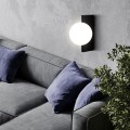 czarny kinkiet do sypialni Maytoni Avant-Garde MOD324WL-01B