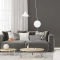biały kinkiet do salonu Emibig Abramo 1 White 159/1