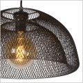 Lucide Mesh 78387/01/30 klosz półkula 46cm z podwójnej metalowej czarnej siateczki