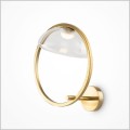 Elegancki kinkiet LED do sypialni Maytoni Lunare MOD327WL-L5BS3K
