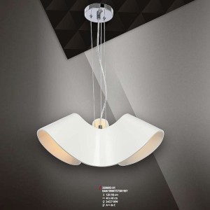 Catalina biała lampa wisząca 3xE27 Reality