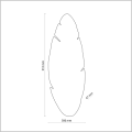 kinkiet 51 cm Hoja Wood TKlighting 4678