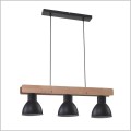 lampa wisząca trzy czarne klosze Candellux Vario 33-73471