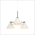 lampa wisząca Klint cztery białe metalowe klosze Marksjold 108077