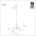 Marksjold Klint lampa wisząca 4xE14