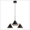 Klint czarna lampa wisząca nad stół 4xE14 Marksjold 108074