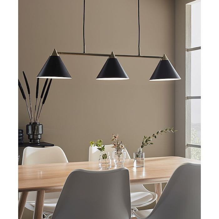 czarno złota lampa wisząca nad stół Klint Marksjold 108074