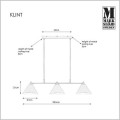 Marksjold Klint lampa wisząca 98 cm