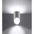 aluminiowy kinkiet ścienny biały Penne SL.0107 Sollux