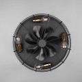 plafon z wiatrakiem styl industriany TRONDHEIM R61095032 Reality