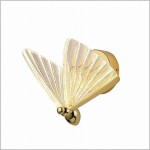 Mariposa -  szklany motyl złoty kinkiet LED  Light Prestige