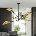 Lotus 6 Rattan lampa boho do salonu Emibig 1108-6