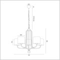 żyrandol Maranello 5xE27 Argon  2172