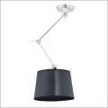 czarna lampa sufitowa w stylu nowojorskim Argon Zakyntos 3550