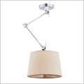 beżowa regulowana lampa sufitowa Argon Zakyntos 3549