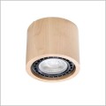 reflektor sufitowy w drewnianej obudowie Sollux Basi 1 SL-0913