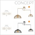 Maxlight metalowe lampy wiszące Concept