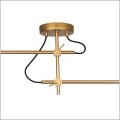 złota regulowana lampa do salonu Maxlight Concept P0454